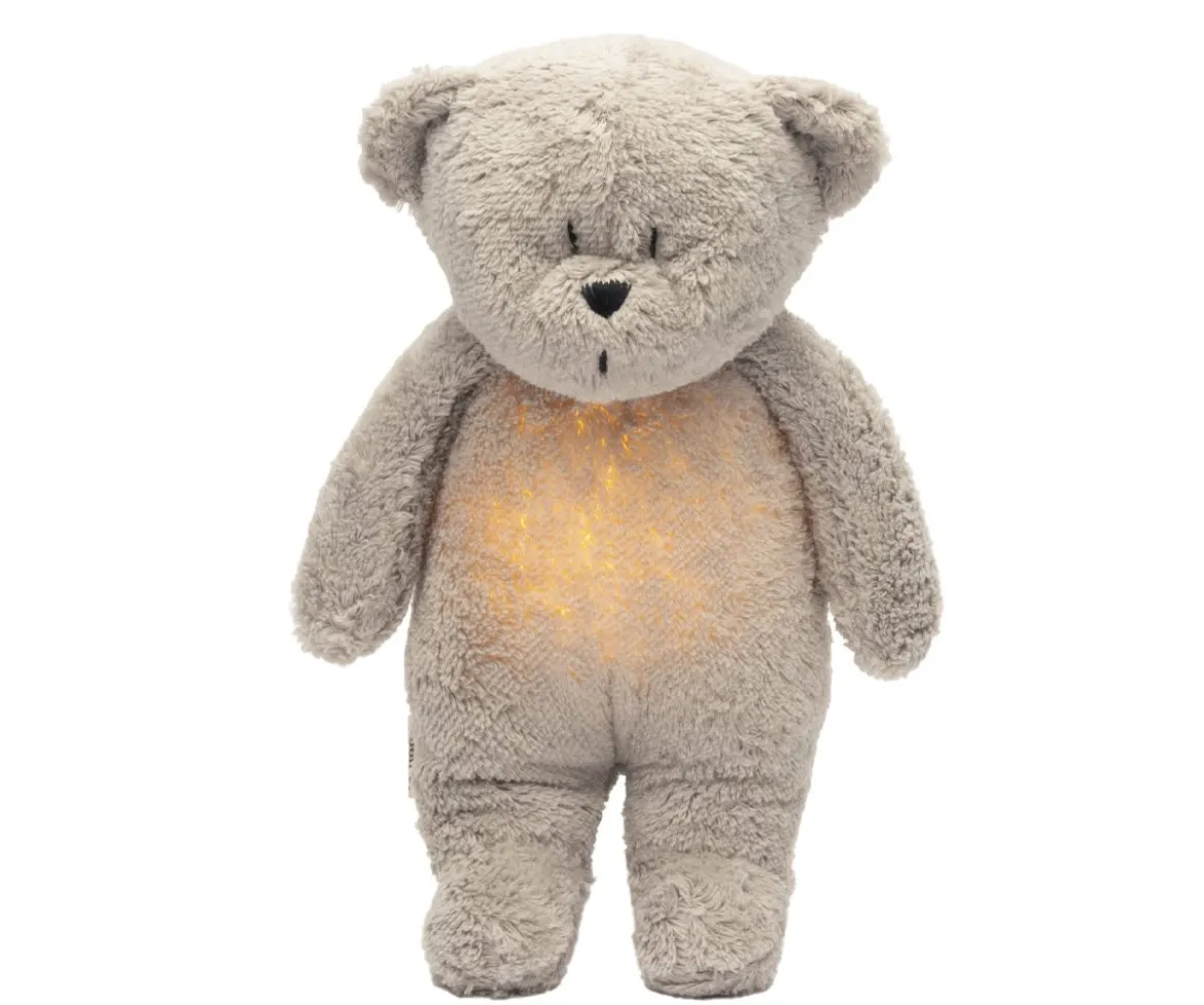Peluche Luz-Sonido Oso Orgánico Moonie 2.0 Gray