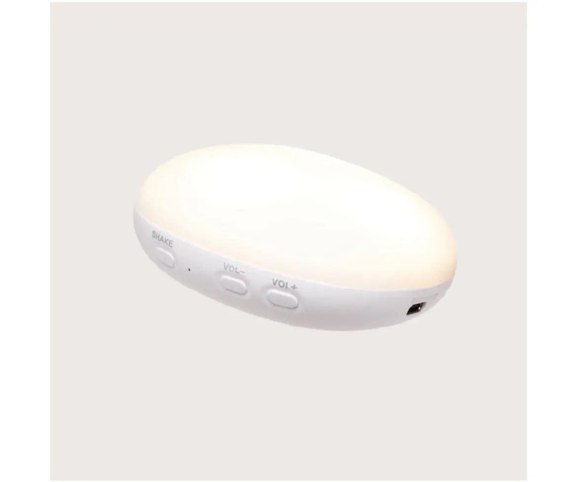 Peluche Luz-Sonido Seal Orgánico Moonie Polar