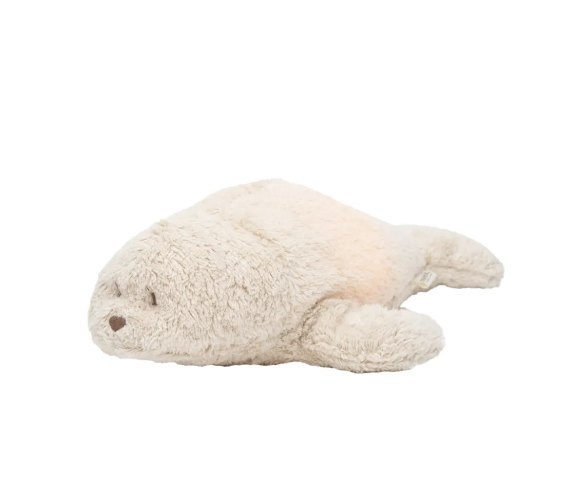 Peluche Luz-Sonido Seal Orgánico Moonie Sand