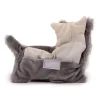 Peluche Térmico de Semillas para Microondas Perro Schnauzer
