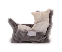 Peluche Térmico de Semillas para Microondas Perro Schnauzer
