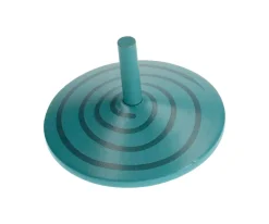 Peonza de Madera Espiral Azul