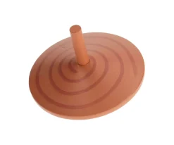 Peonza de Madera Espiral Marrón Claro