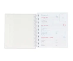 Pequeña Agenda Guardería Personalizable Geometric Nature