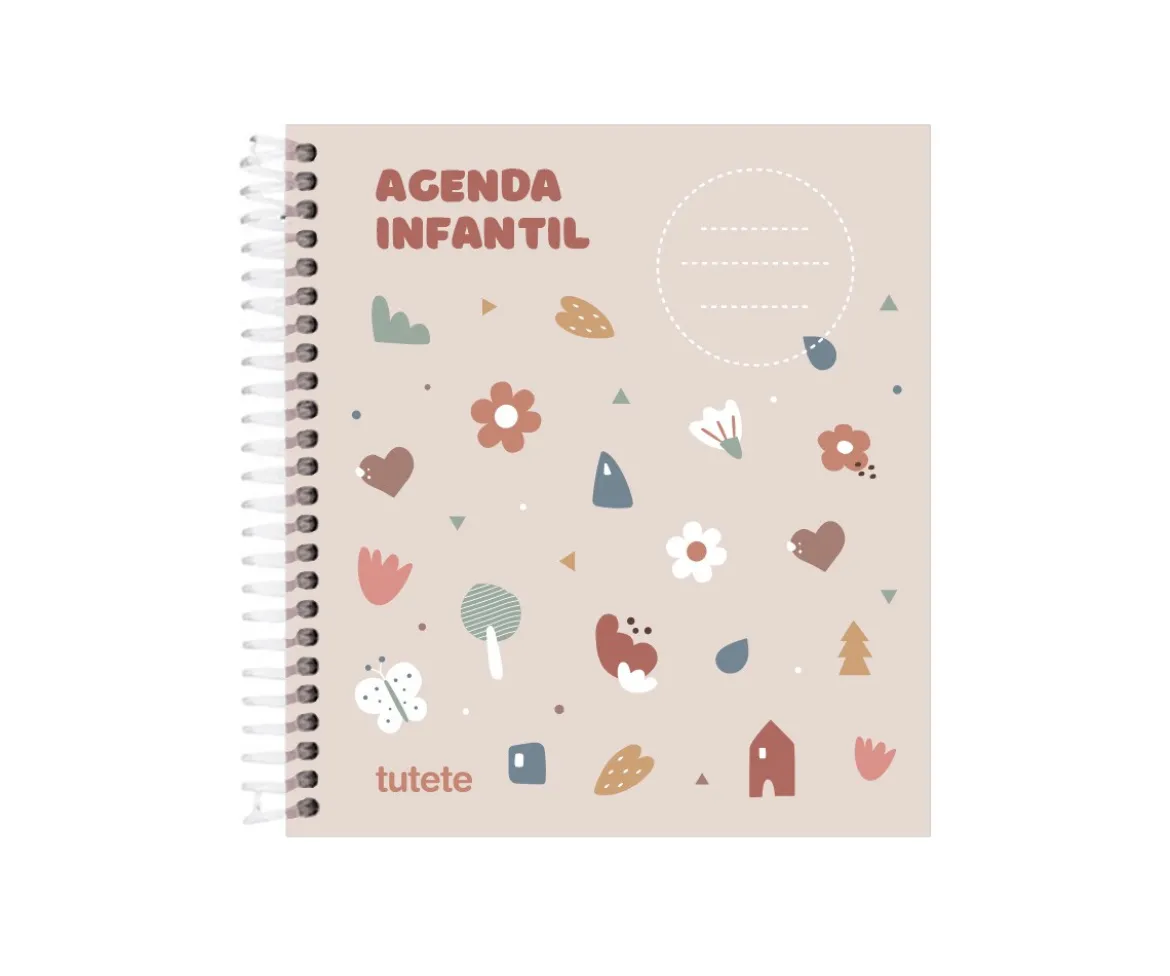 Pequeña Agenda Guardería Personalizable Geometric Nature
