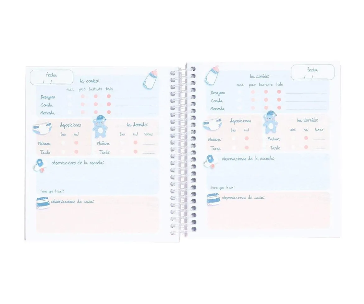 Pequeña Agenda Guardería Personalizable Little Red