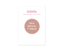Pequeña Agenda Guardería Personalizable Mouse Fairies