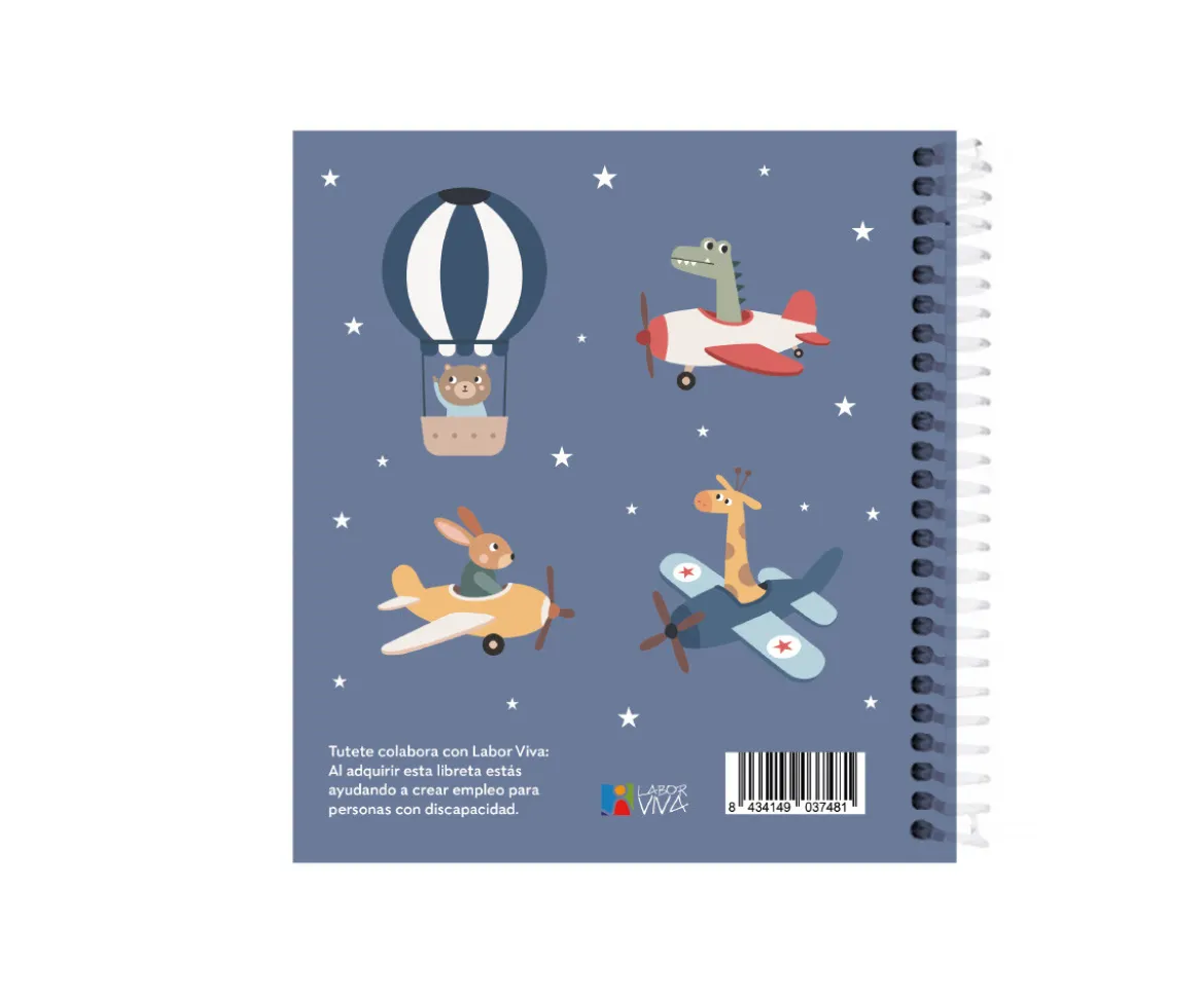 Pequeña Agenda Guardería Personalizable Planes