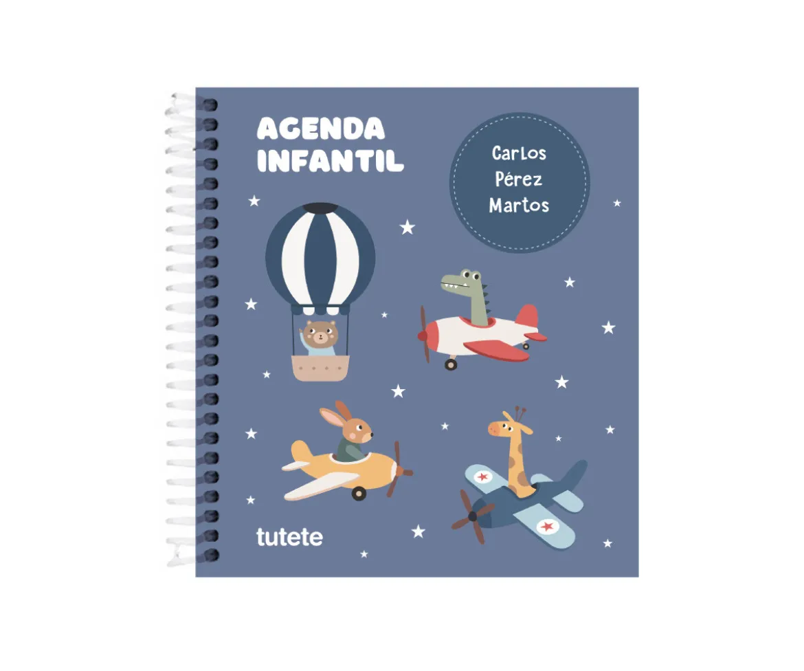Pequeña Agenda Guardería Personalizable Planes