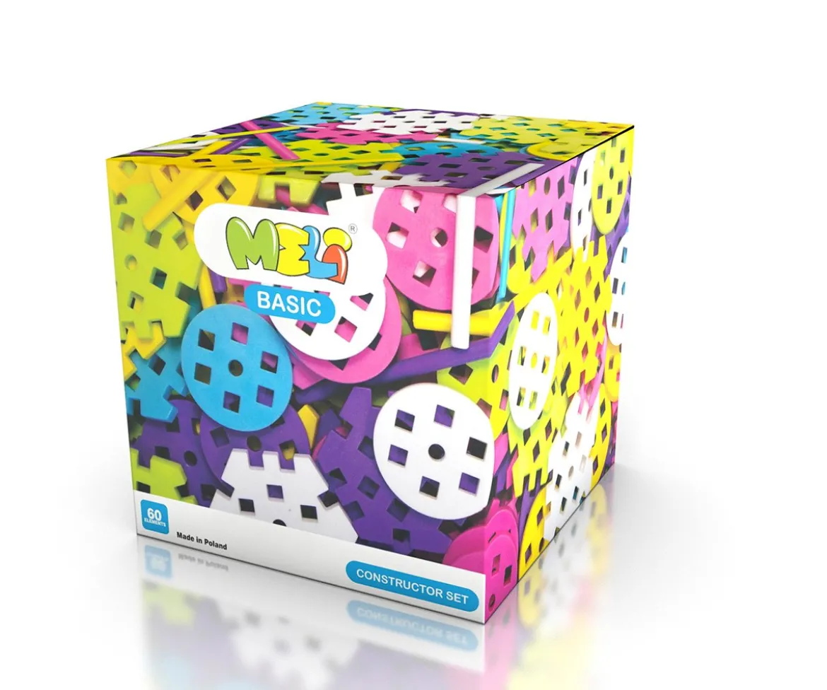 60 Piezas Basic Constructor Pastel