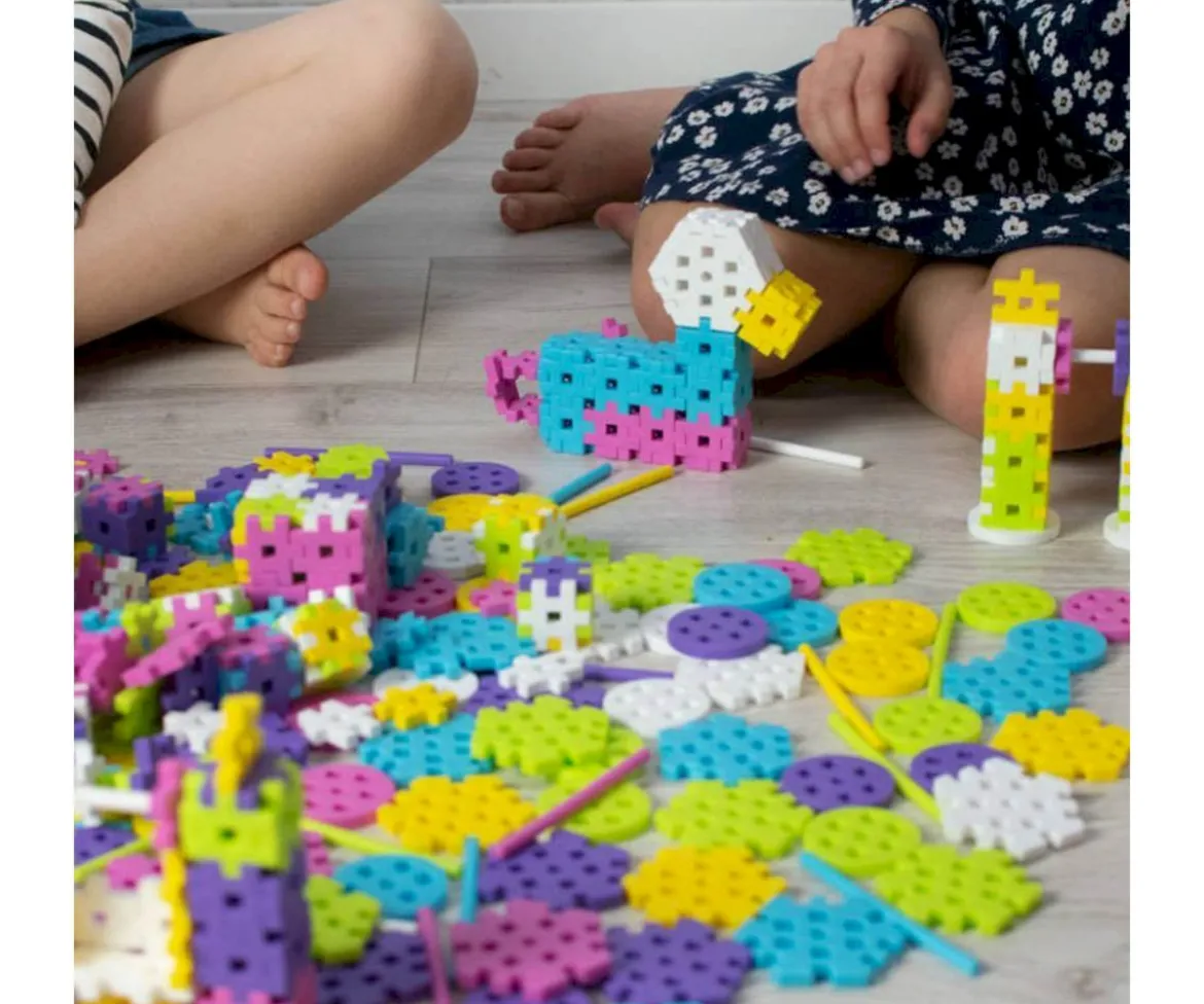 60 Piezas Basic Constructor Pastel