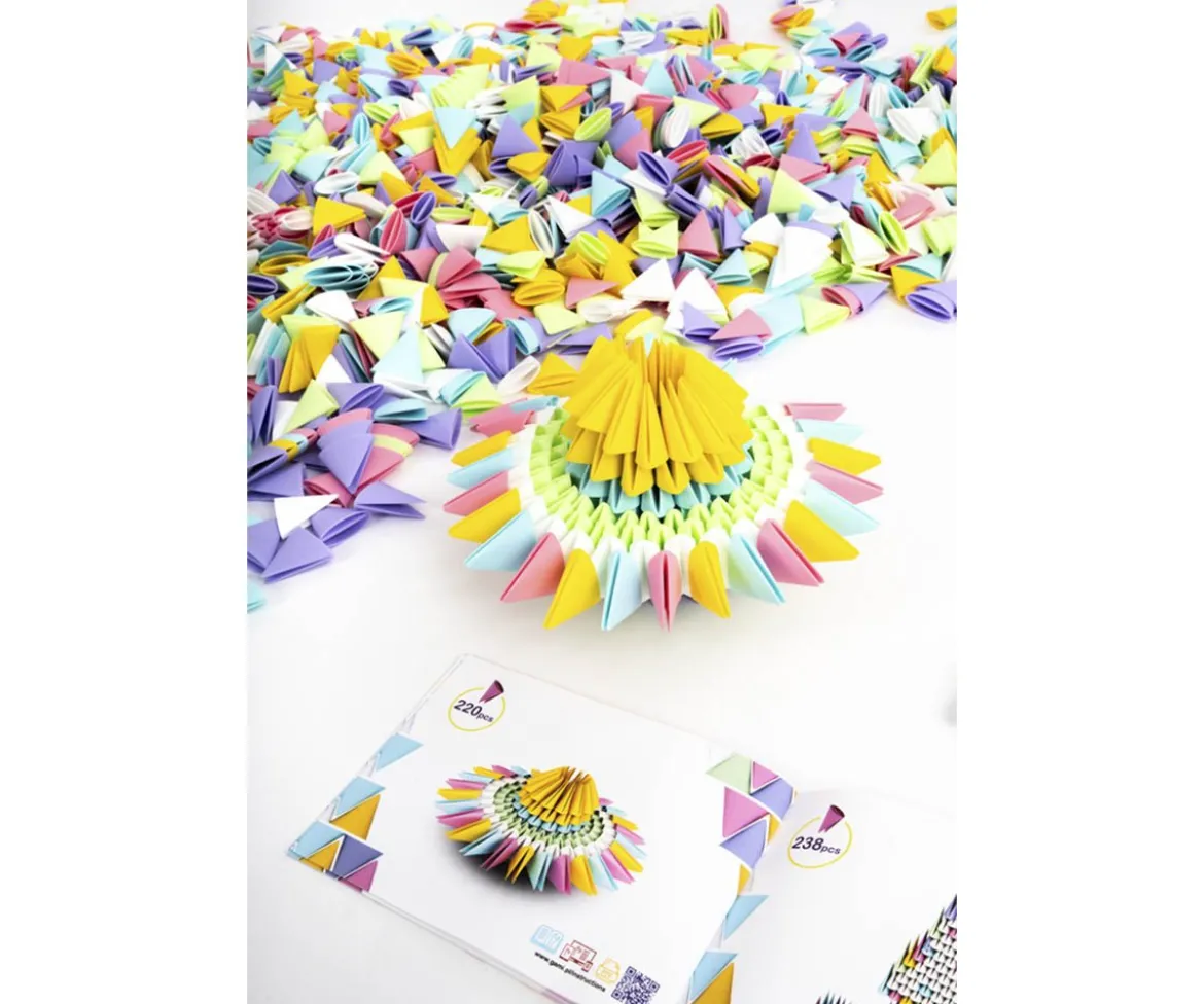 500 Piezas Pastel Gami