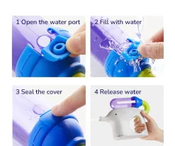 Pistola de Agua Elefante Bubble Blue