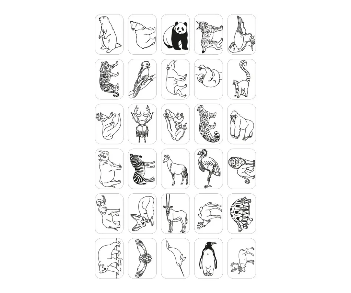 Plantillas KidyDraw Mini Animales, Océanos y Piratas
