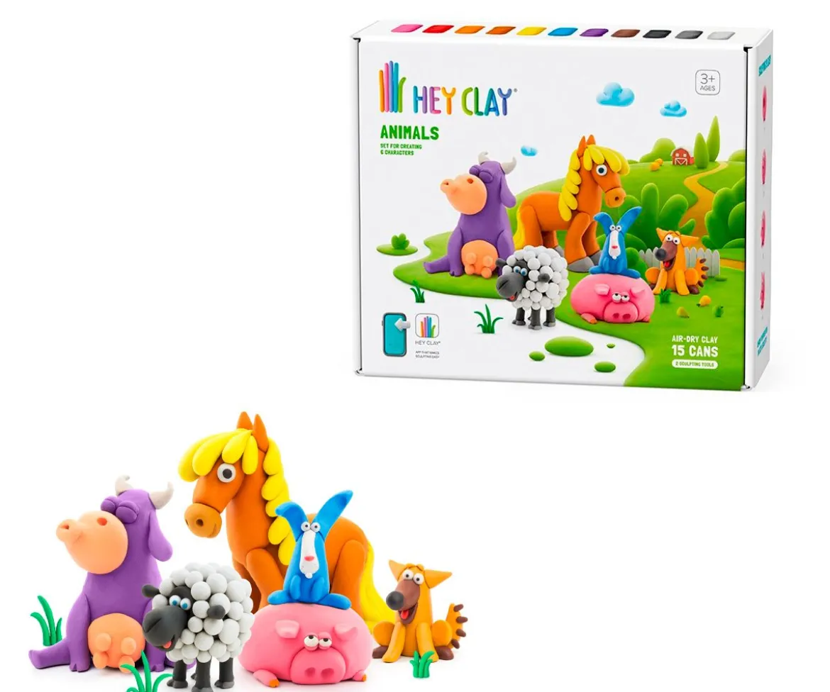 Plastilina Interactiva Animals(15 botes)