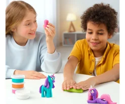 Plastilina Interactiva Unicornios Arco Iris (15 botes)