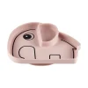 Plato Antideslizante Stick&Stay Elphee Rosa Empolvado