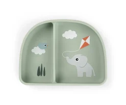 Plato con Compartimentos Stick&Stay Playground Green