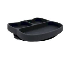 Plato con Ventosa Gato Negro