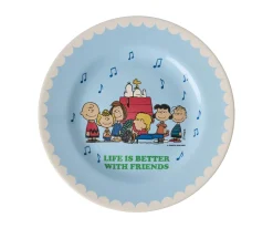 Plato de Melamina Snoopy Light Blue