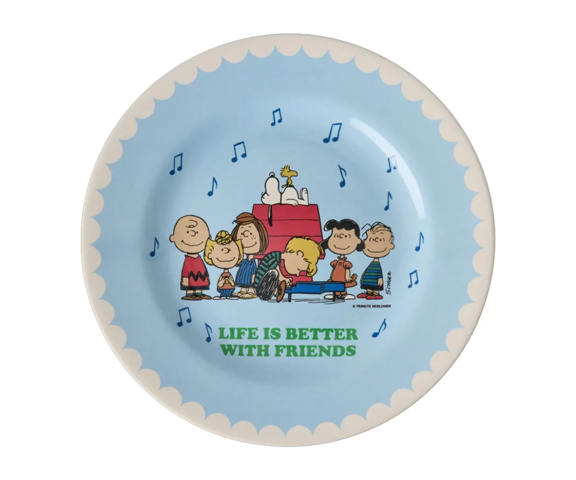 Plato de Melamina Snoopy Light Blue