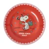 Plato de Melamina Snoopy Red