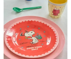 Plato de Melamina Snoopy Red