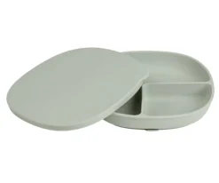 Plato de Silicona con Tapa Sage