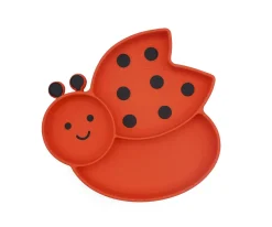Plato de Silicona con Ventosa Lady Bug