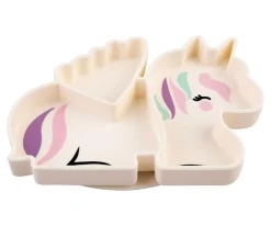 Plato de Silicona con Ventosa Unicornio