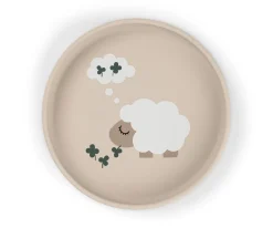 Plato de Silicone Stick&Stay Tiny Farm Sand