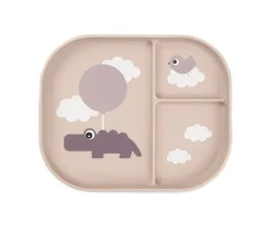 Plato Foodie Compartimentos Croco Happy Clouds