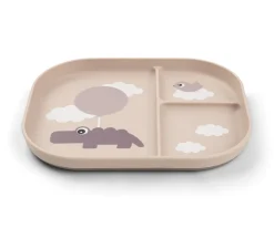 Plato Foodie Compartimentos Croco Happy Clouds
