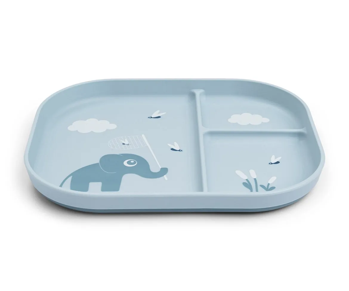 Plato Foodie Compartimentos Elphee Blue