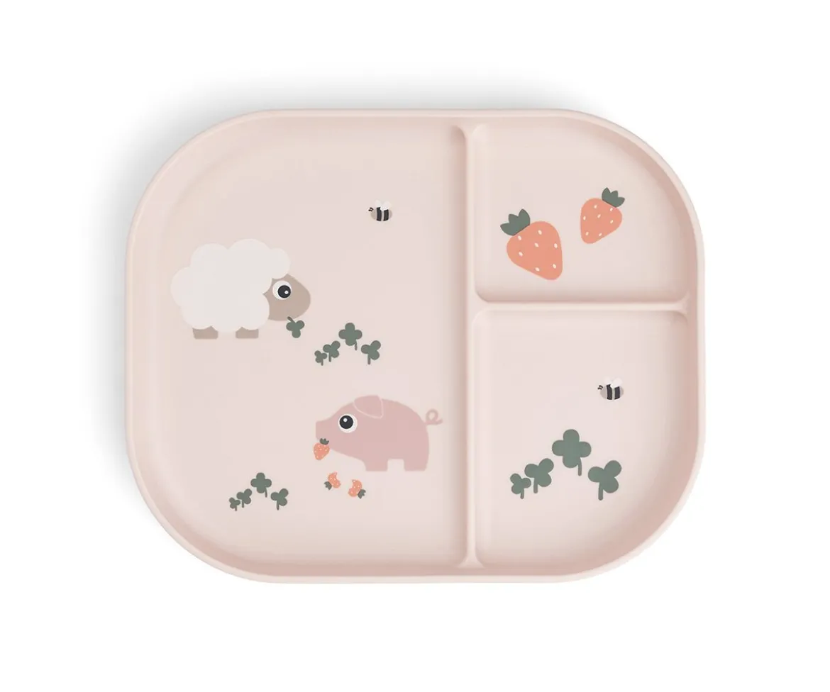 Plato Foodie Compartimentos Tiny Farm Powder