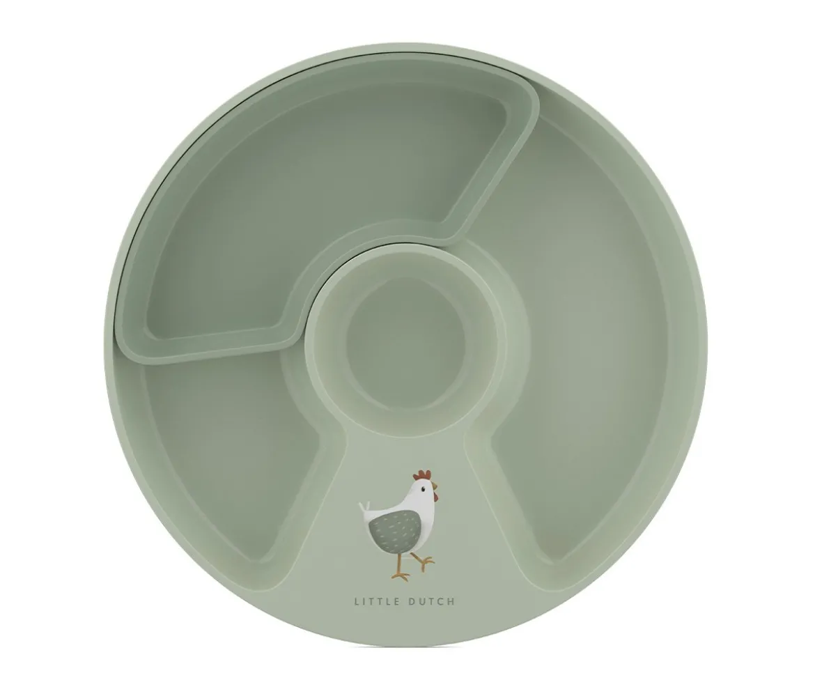 Plato Infantil Compartimentos Mio Little Farm