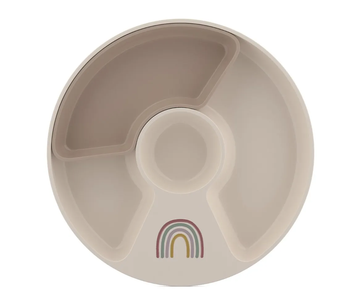 Plato Infantil Compartimentos Mio Sunshine & Rainbow