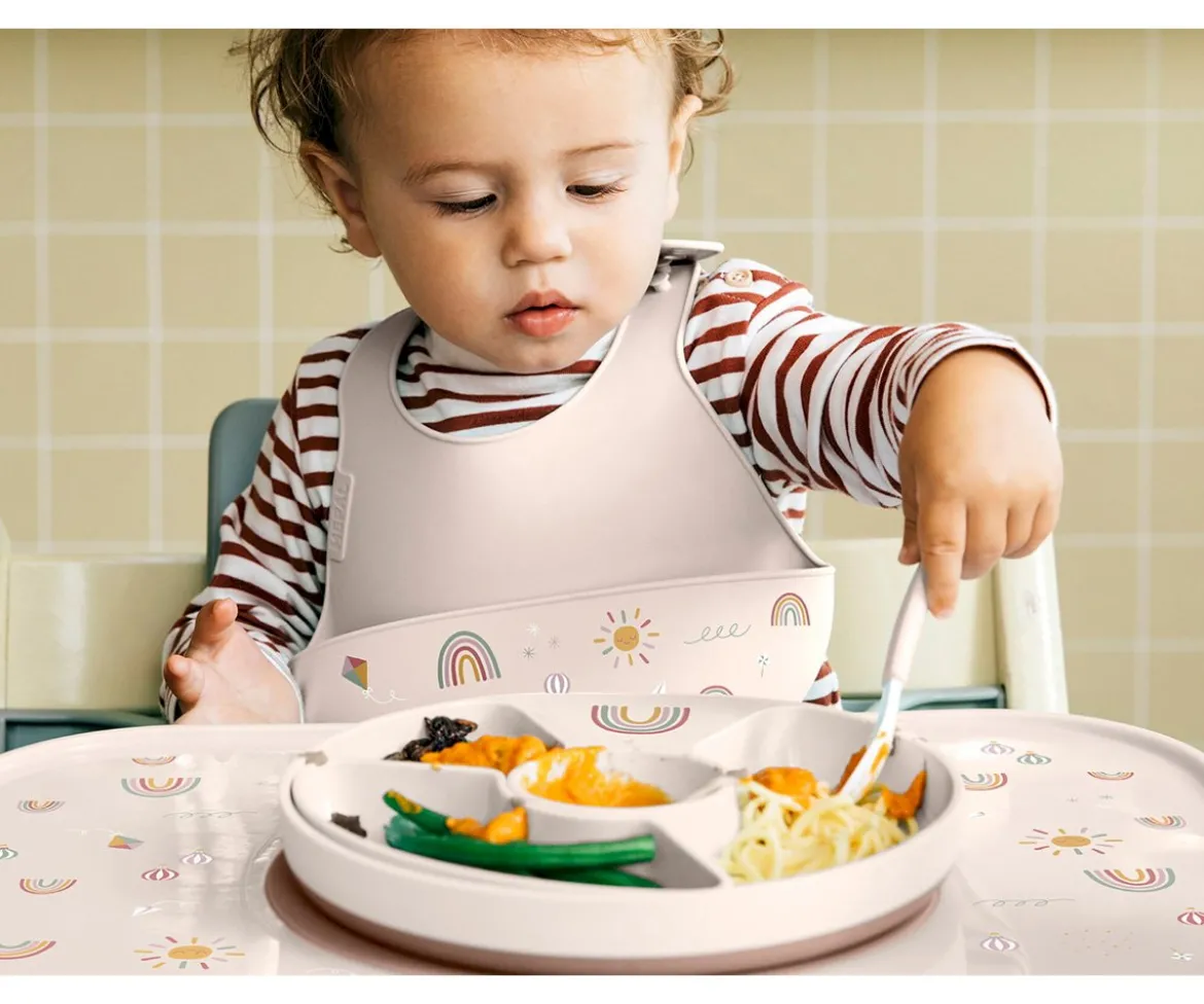 Plato Infantil Compartimentos Mio Sunshine & Rainbow