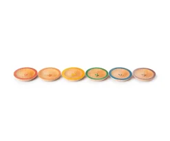 6 Platos de Madera Grapat