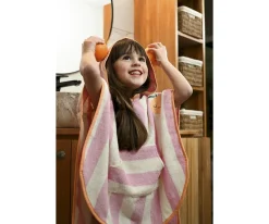 Poncho con Capucha Mandy Mandarina Personalizable