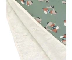 Poncho de Baño Scooter Dog Green