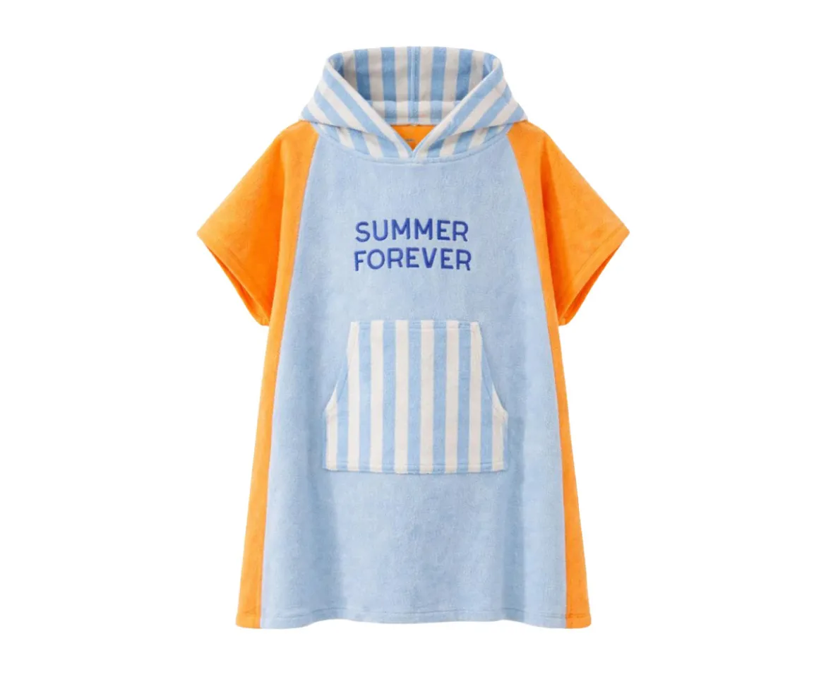Poncho de Felpa Azul Summer Forever Bleu
