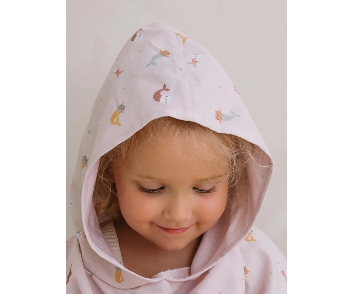 Poncho de Playa Mermaid Cats