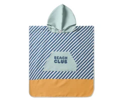 Poncho de Playa Stripes Blues & Beyond