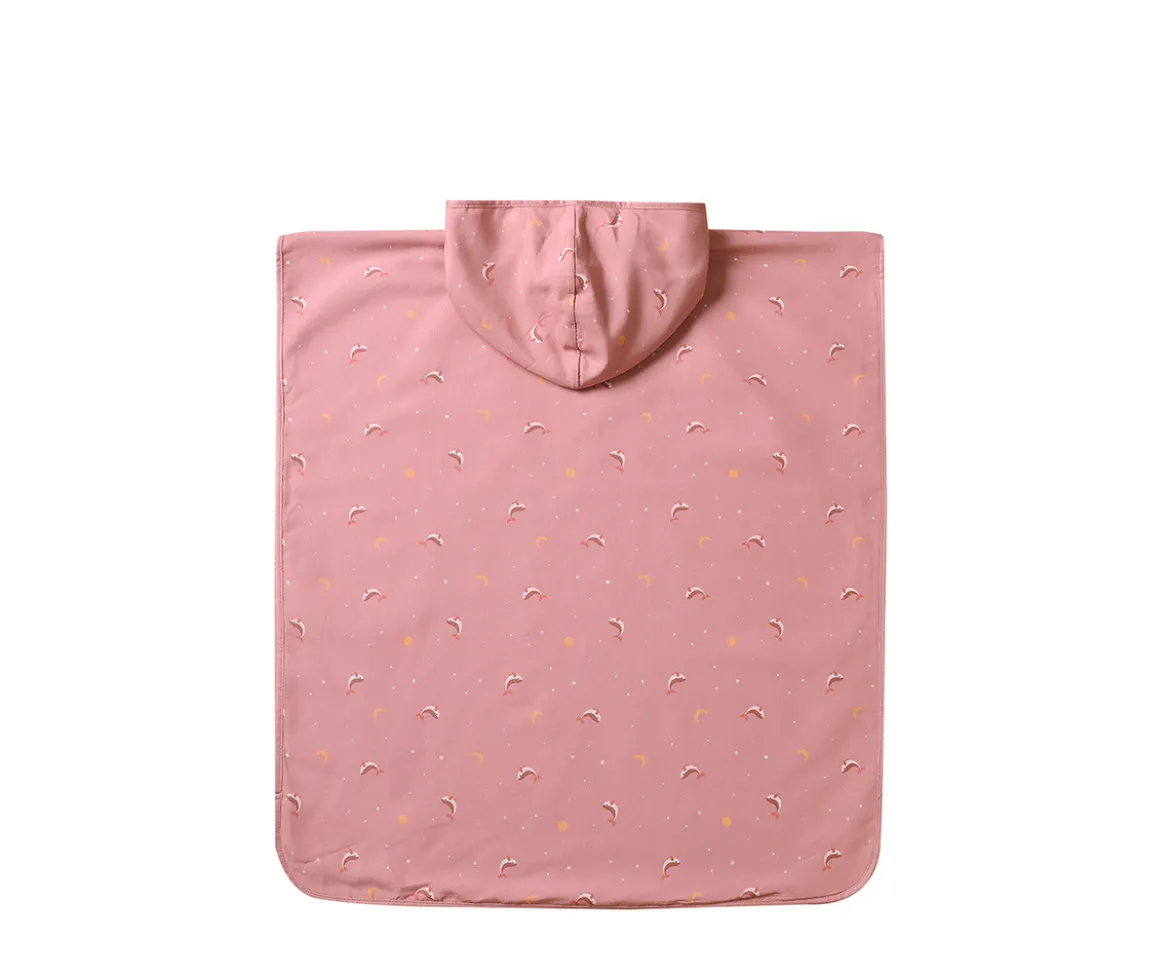 Poncho de Playa Whale Pink