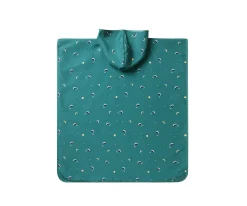Poncho de Playa Whale Teal
