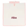 Poncho Rainbow Dots Rosa Personalizable