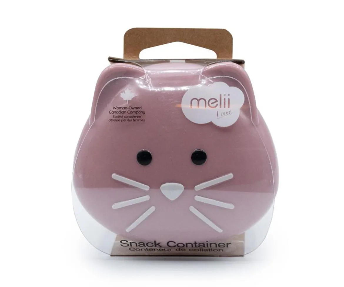 Porta Alimentos Snack Gato Luxe