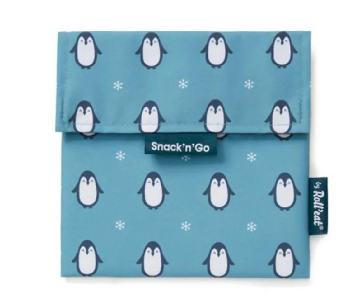 Porta Alimentos Snack n'Go Pingüinos