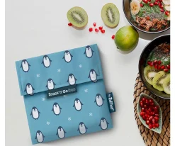Porta Alimentos Snack n'Go Pingüinos